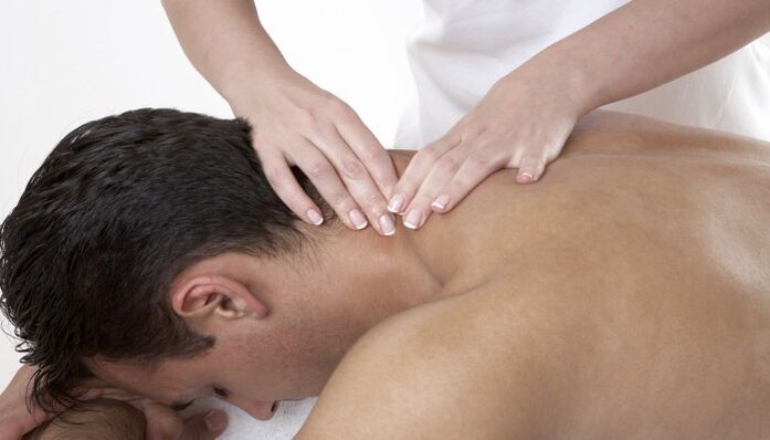 massaaž lülisamba osteokondroosi korral